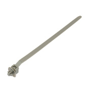 Black And Grey Automotive Cable Tie With 1-Piece Arrowhead