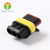 282087-1 3 Pin Female Waterproof Automotive Connector Housing